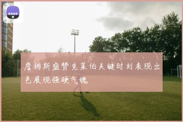 詹姆斯盛赞克莱伯关键时刻表现出色展现强硬气魄